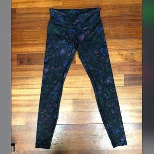 Floral Lululemon Leggings 7/8 length